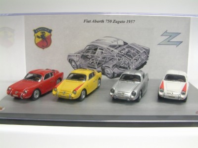 Cofanetto Fiat Abarth 750 Zagato Doppia Gobba 1957 - Special Built 1:43